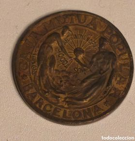 Monedas República: 5 CENTIMOS CAJA MUTUA POPULAR BARCELONA 1937